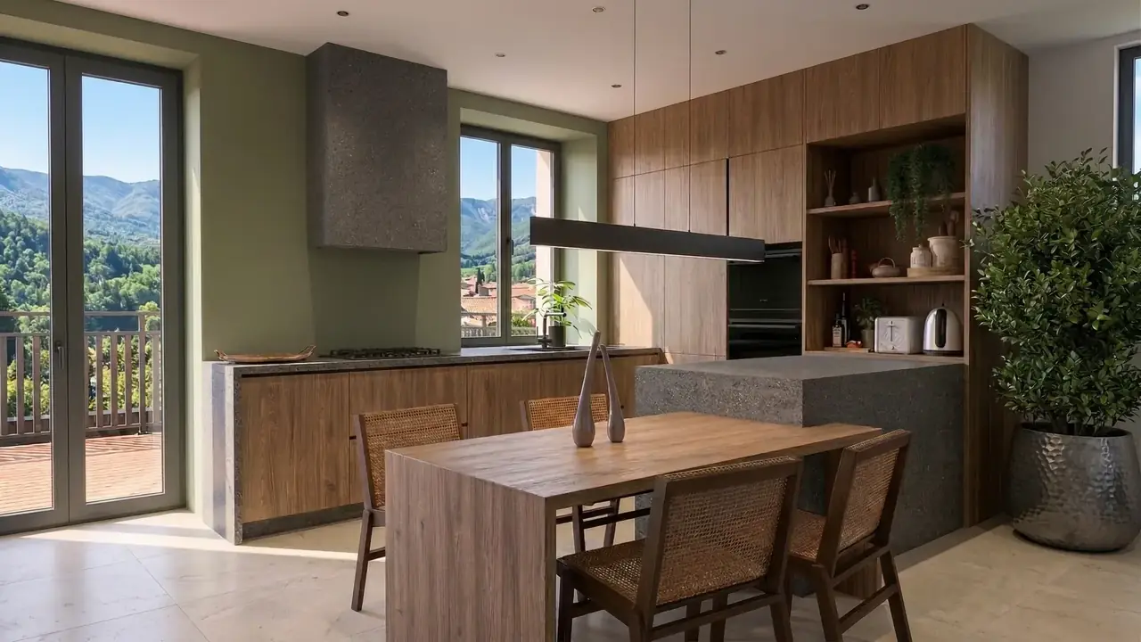 NP395C — house completely redesigned over three levels in Chambéry