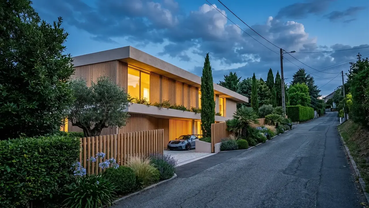 L14T — villa de 320 m² étagée dans la pente à Tresserve