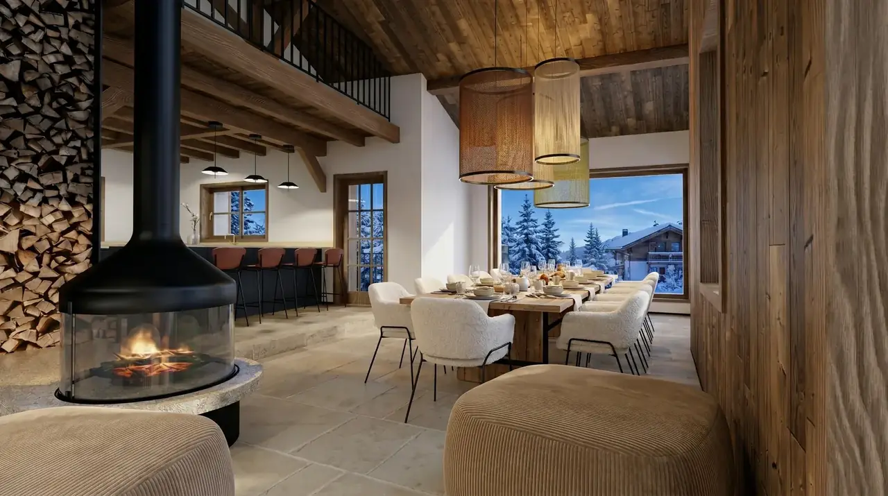 Chalet d'Arelia — farmhouse converted into a chalet in Flumet